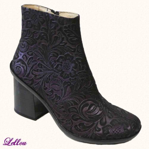 Bottines Neosens S3051 Chaussures. Talon brillant. Cuir structuré.
