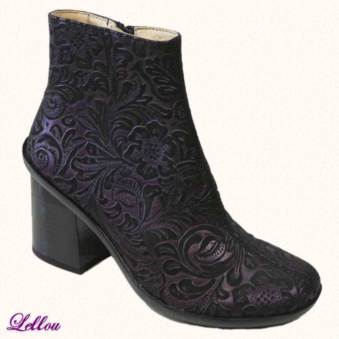Bottines Neosens S3051 Chaussures. Talon brillant. Cuir structuré.