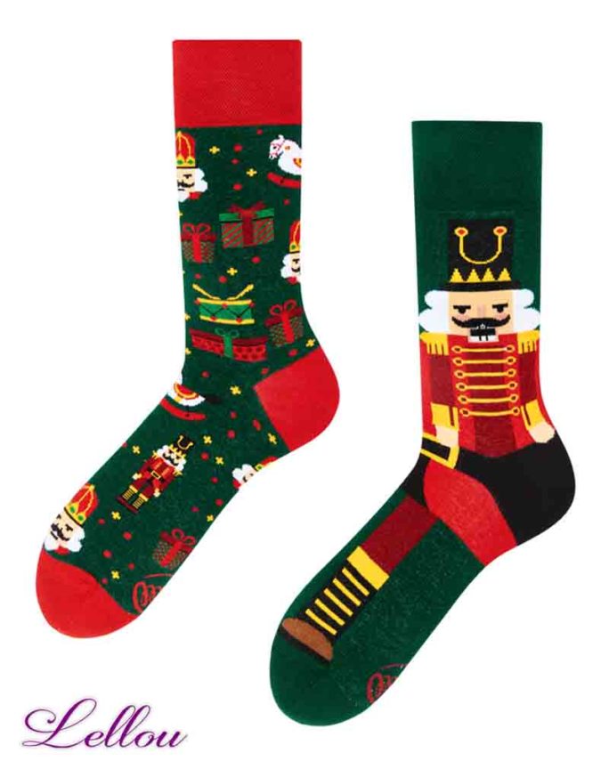 Chaussettes Dépareillées Casse Noisette NUTCRA regular Socks amusantes drôles. La vie est trop courte pour des chaussettes ennuyeuses! Europe