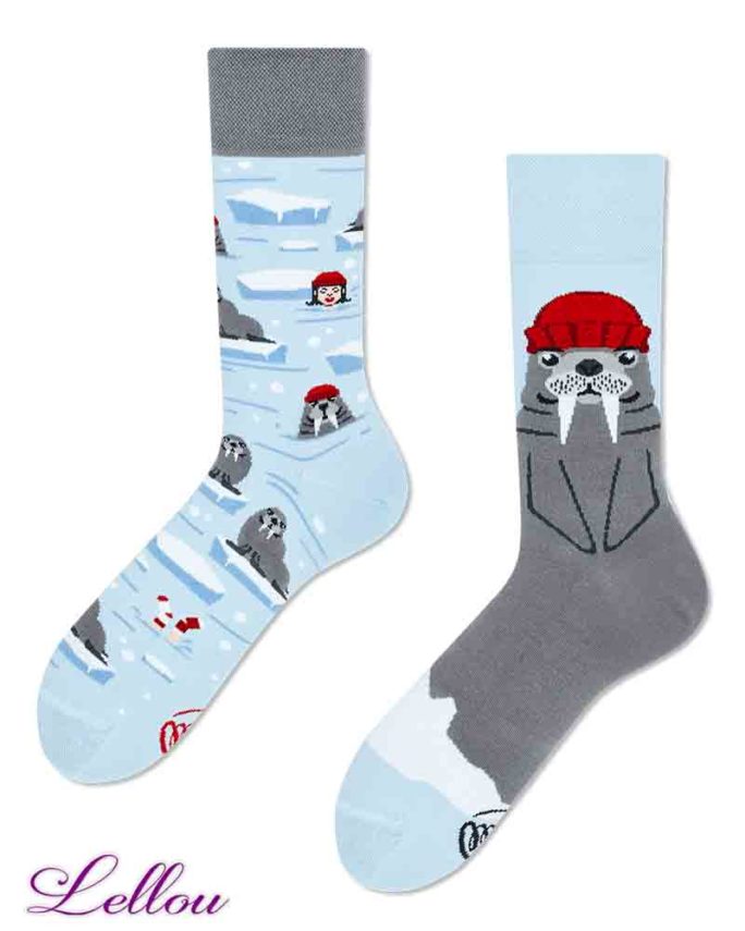 Chaussettes  dépareillées Morse Socks amusantes et drôles. La vie est trop courte pour des chaussettes ennuyeuses! Production Europe
